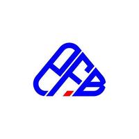 conception créative de logo de lettre pfb avec graphique vectoriel, logo pfb simple et moderne. vecteur