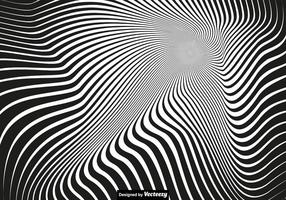 Vector Vertigo Background - Abstract Fond noir et blanc