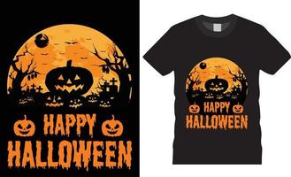 vecteur de conception de tshirt créatif halloween