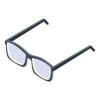 icône de lunettes d'étudiant, style isométrique vecteur