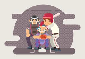 Illustration Batter Baseball vecteur