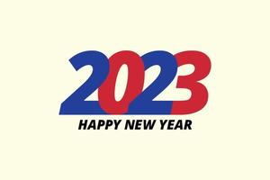 bonne année - 2023 vecteur