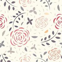 motif floral sans soudure vecteur