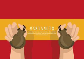 Illustration de Castanets vecteur