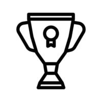 icône de la coupe du trophée. signe abstrait et symbole pour la conception de modèles. vecteur. vecteur