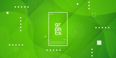 abstrait vert clair avec des lignes simples. design vert coloré. simple et moderne avec le concept shadow 3d. vecteur eps10