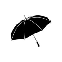 conception de vecteur silhouette parapluie