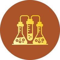 conception d'icône créative de chimie vecteur