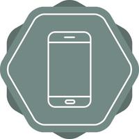 icône de ligne de vecteur mobile unique
