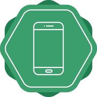 icône de ligne de vecteur mobile unique