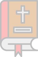 conception d'icône de vecteur de bible