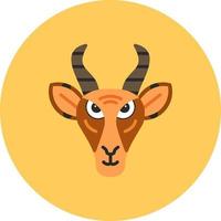 conception d'icône créative gazelle vecteur