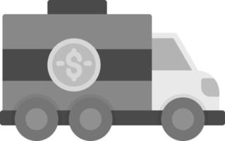 conception d'icône créative de camion de banque vecteur