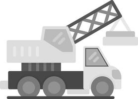 conception d'icône créative de grue vecteur