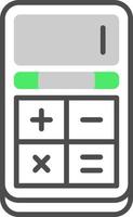 conception d'icône créative calculatrice vecteur