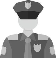 conception d'icône créative policier vecteur