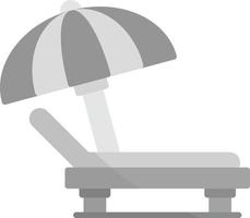 conception d'icône créative de chaise longue vecteur