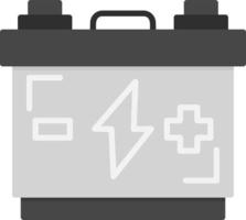 conception d'icône créative de batterie vecteur