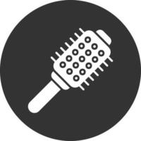 conception d'icône créative brosse à cheveux vecteur