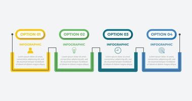 modèle de conception infographique avec place pour vos données. illustration vectorielle. vecteur