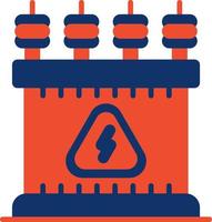 conception d'icône créative de transformateur de puissance vecteur