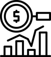 conception d'icônes vectorielles d'analyse vecteur