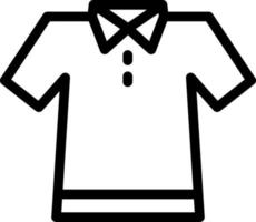 conception d'icône de vecteur de chemise de polo