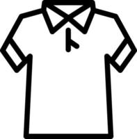 conception d'icône de vecteur de chemise de polo