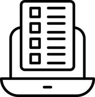 conception d'icônes vectorielles de cours en ligne vecteur