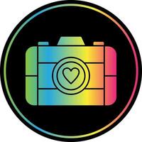 conception d'icône de vecteur de caméra de mariage