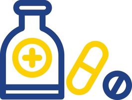 conception d'icône de vecteur de médecine