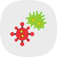 conception d'icône de vecteur de micro-organismes