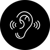 icône de vecteur d'écoute