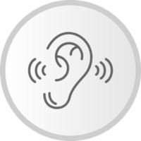 icône de vecteur d'écoute