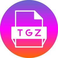 icône de format de fichier tgz vecteur