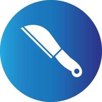 icône de création de couteau vecteur
