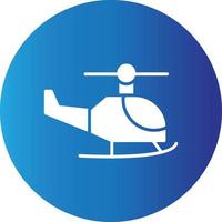 icône de création d'hélicoptère vecteur