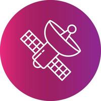icône de création satellite vecteur
