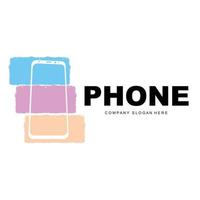 logo smartphone, vecteur électronique de communication, conception de téléphone moderne, pour le symbole de la marque de l'entreprise