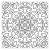 page de coloriage de mandala pour adultes. fond de mandalas. page de coloriage de motif de mandala. fond de motif de mandala dessiné à la main. page de coloriage noir et blanc de vecteur pour livre de coloriage.