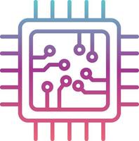 icône de vecteur de processeur