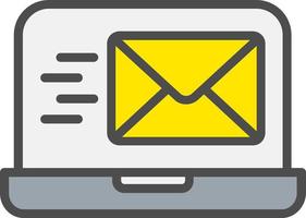 icône de vecteur de marketing par e-mail