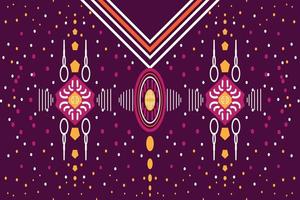 kurti cou conception vecteur motif géométrique ethnique motif cou broderie ombre motif oeuvre numérique impression textile sur tissu, illustration