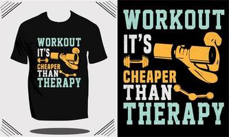 conception ou vecteur de t-shirt fitness gym