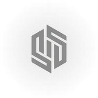 logo abstrait lettre initiale l ou ll en couleur grise isolé sur fond blanc appliqué pour le logo du cabinet d'avocats également adapté à la marque ou à l'entreprise qui a le nom initial ll ou l. vecteur