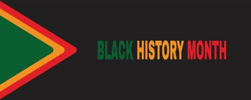 fond du mois de l'histoire des noirs. histoire afro-américaine. célébrée annuellement. affiche, carte, bannière. illustration vectorielle vecteur