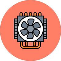 conception d'icône créative de radiateur vecteur