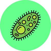 conception d'icône créative de bactéries vecteur