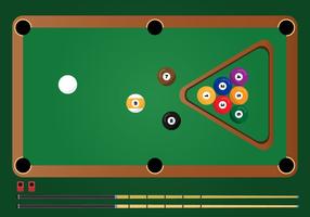 Billard de billard vecteur