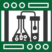 conception d'icône créative de chimie vecteur